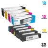 LD Compatible Ink Cartridge Printer Replacements for HP 972A (2