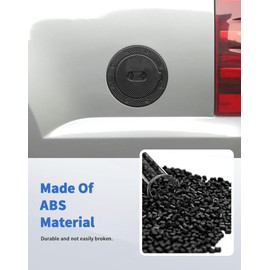 DSWSQ Fuel Filler Gas Door Cover Fit for 1999-2006 Chevy Silverado Tahoe Suburban Avalanche GMC Sierra Yukon, Carbon fiber