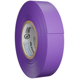 OHLECTRIC Professional Grade Vinyl Electrical Tape | 7 Mil Thick Purple Flame-Retardant, Heat & Weather Resistant 3/4 Inch x 60 Feet | Ideal for Contractors & Electricians,OL-38462