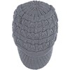 Winter Warm Fashion Knit Adjustable Warm Chenille Lined Winter Knit