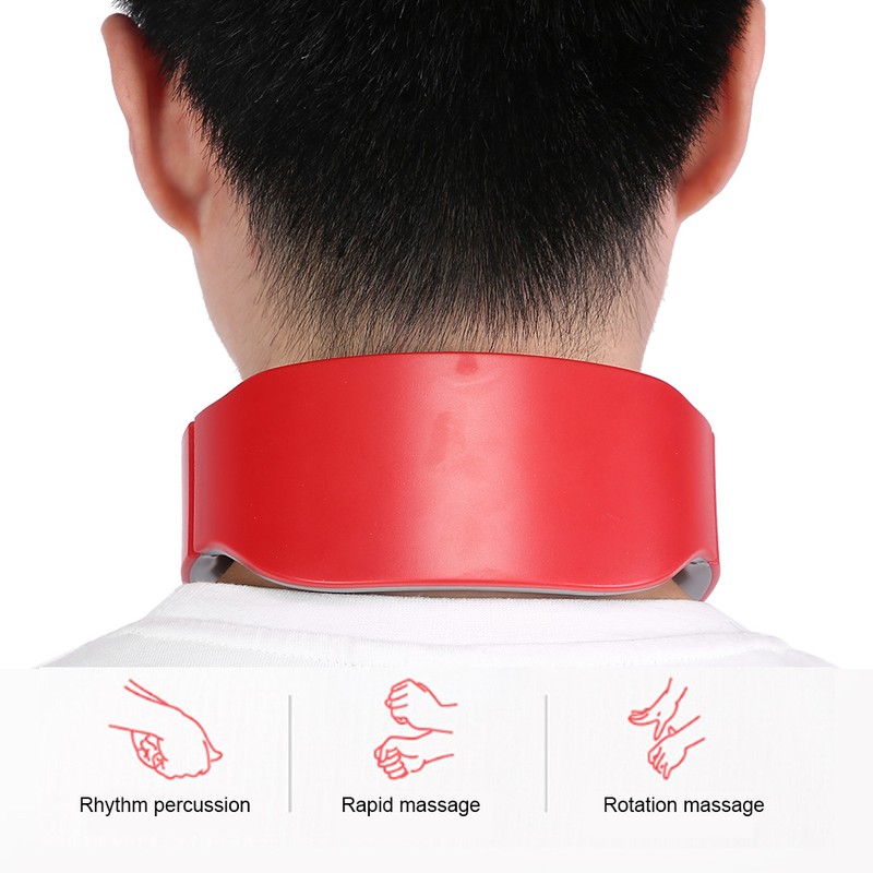 Wireless Neck Massager 9 Gears Adjustment Electric Cervical Vertebra Care