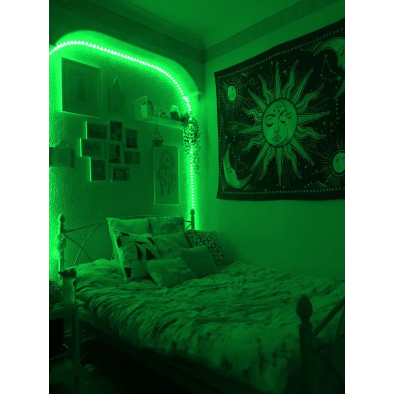 HAUTY Waterproof Green LED Strip Light, 16ft/5m SMD5050 300 LEDs