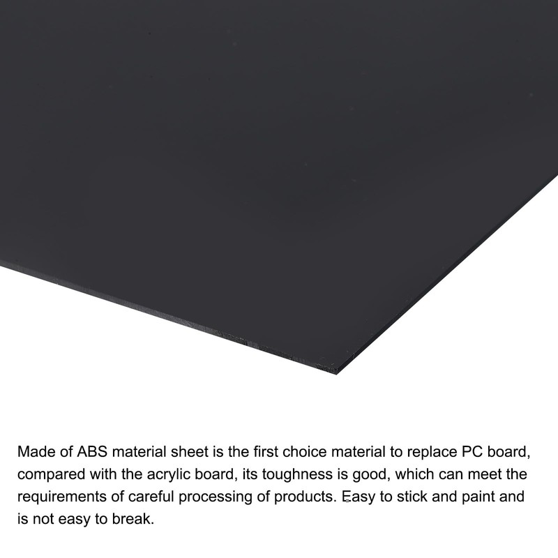 MECCANIXITY ABS Plastic Sheet 10 Inch x 8 Inch x