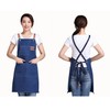 Woodworking Apron Thicken Canvas Waterproof Work Apron for Gardening Coffee
