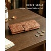 Unilily Slim Wallet Women RFID Blocking Vegan Leather Bifold Clutch