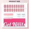 Nelikoo Semi Cured Gel Nail Strips, 20 PCS Gel Nail