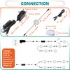Lvyinyin Under Cabinet Puck Lights Kit, Easy to Install Touch