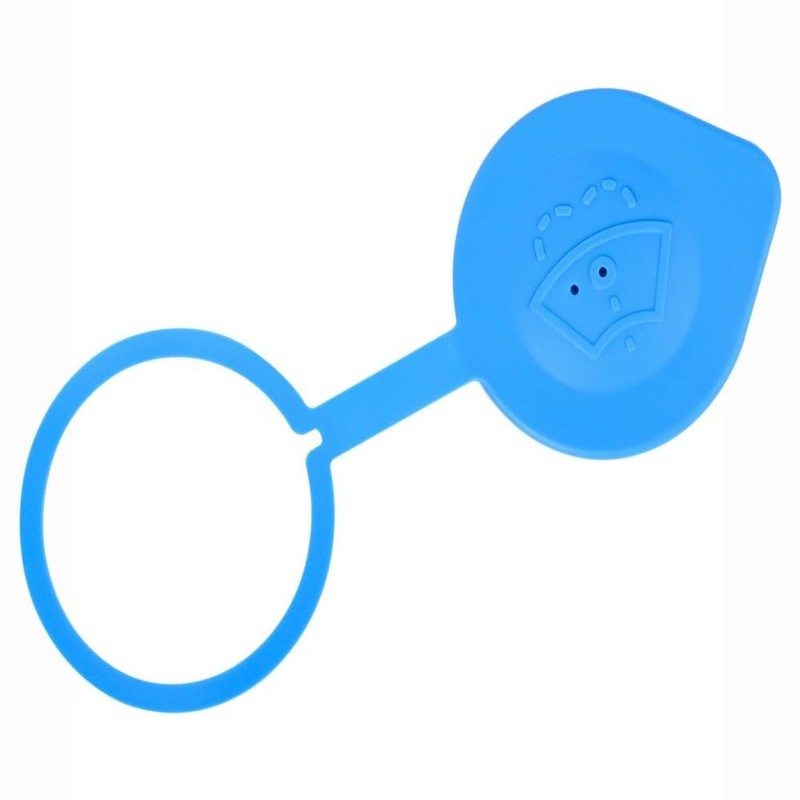 Windshield Wiper Washer Fluid Cap, Blue PE Reservoir Tank Bottle