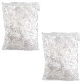 HorizonMega Ear Caps, Ear Covers, Hair Dyed, Ear Caps, 200 Sheets, Clear, Waterproof, Permable, Disposable, Unisex, For Commercial Use, Beauty Salon, Hair Dye, Ear Protection