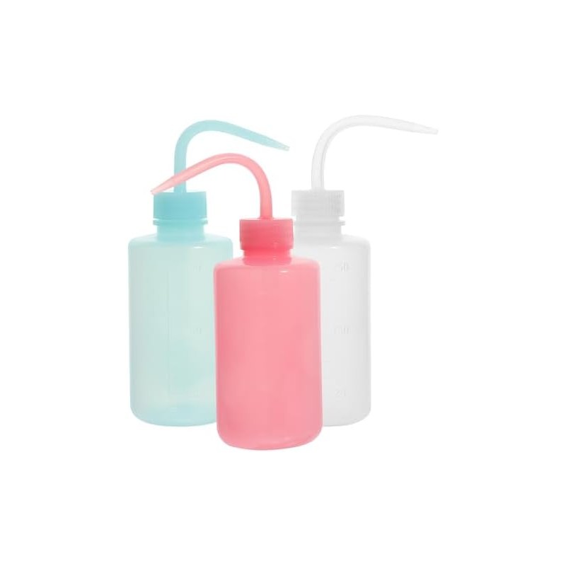 Botella de Limpieza para Pestañas Material Abs Resistente 3 Piezas