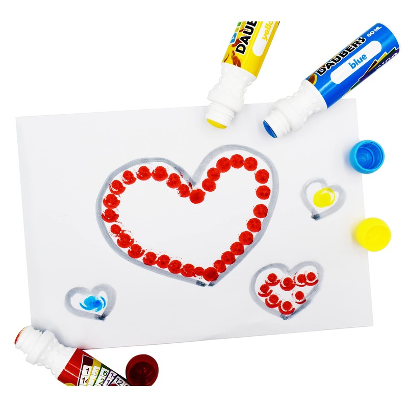 Yuanhe Bingo Daubers Dot Markers - Mixed Colors Set of