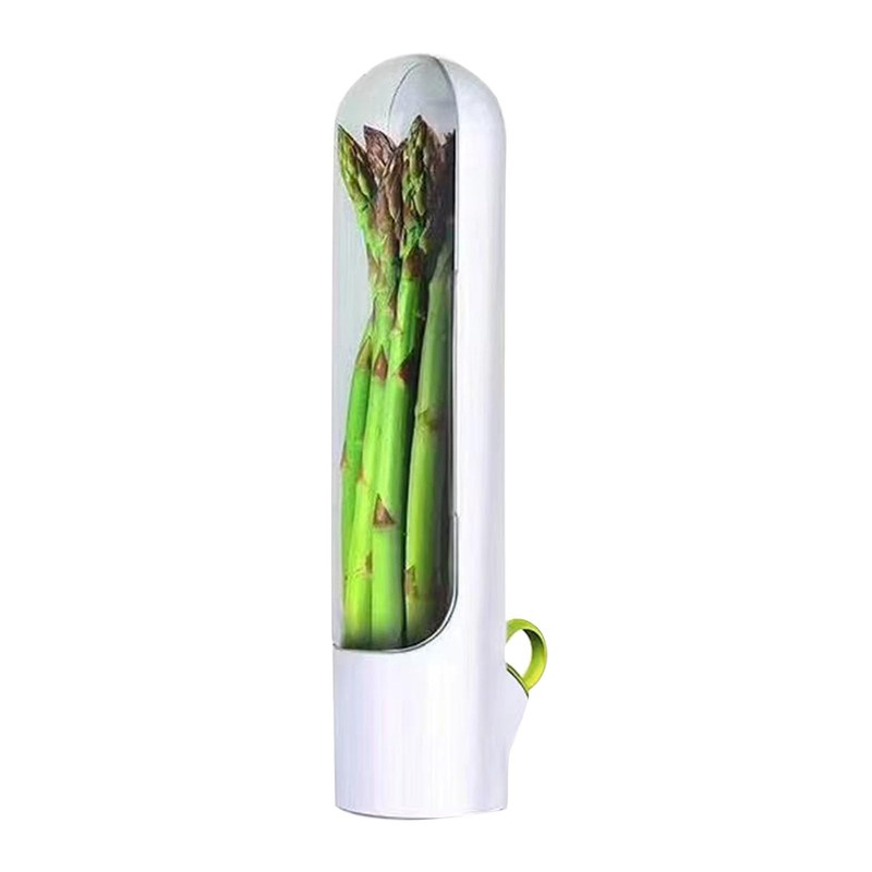 Greensen Transparent Window Herb Saving Container, Fresh Herb Storage for