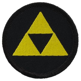 The Gold Triangles Patrol Patch (Black) - 2" Diameter Round Embroidered Patch (Sew-on)
