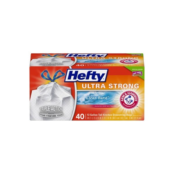 Hefty Reynolds Consumer Products 00E84557 Ultimate Gripper Tall Kitchen Trash