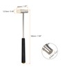 HARFINGTON 2pcs Double Face Small Plastic Metal Hammer 7" Round