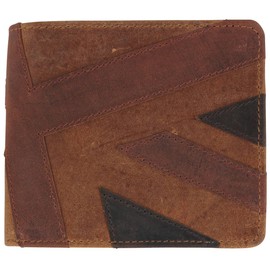 Union Jack Leather Mustard Wallet