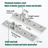 ANTEISI Invisible Cabinet Hinges180 Degrees Hidden Hinges for Cabinet Doors,Concealing