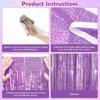 Glitter Foil Curtain Backdrop, 2 pcs 3 ft X 8.3