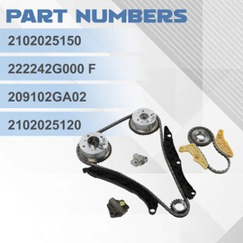 cycwer Engine Rebuild Overhaul Kit-Crankshaft/Con Rods 2102025150 Fits for Tucson Sonata Santa Fe Sport Sorento Sportage Optima G4KJ 2.4L Repalce OE 209102GA02, 2102025120, 222242G000