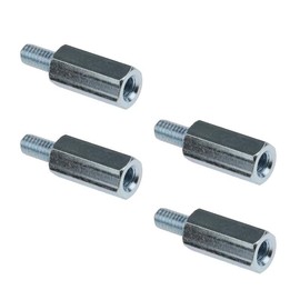 Kado Wall Mount Spacer Adapter Set for Desktop/Portable Monitor, 4pcs M4x14mm Hex Stainless Steel Standoff Spacer Screw Nut Bolt Motherboard Prototyping Accessories for PCB, Computer & Circuit Board