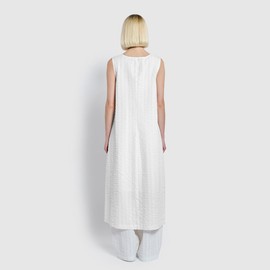 JAJU [JAJU] Women's Cotton Seersucker Sleeveless Dress (Choose 1 of 2)
