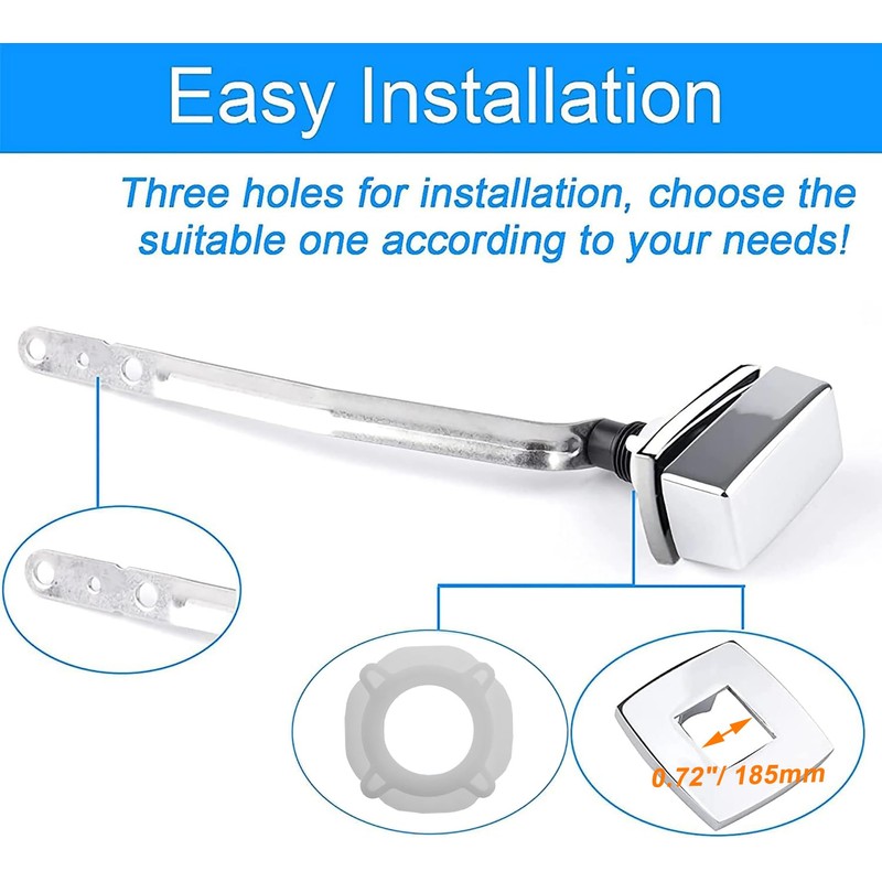Toilet Handle Replacement Compatible with Kohler Toilet Handle Side Mount