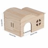 Wooden Hamster House Bite Resistant Large Space Bottomless Small Pet