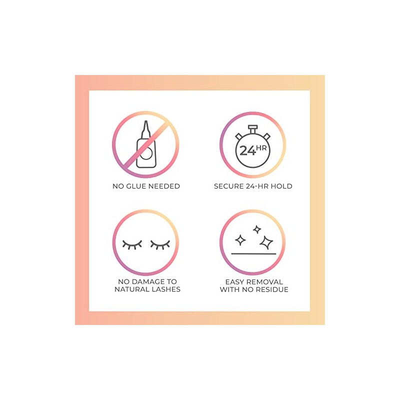 imPRESS KISS imPRESS Falsies No Glue Lash Extension Kit Press