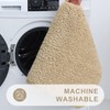 smiry U-Shape Toilet Mat, Extra Soft Pedestal Mat for Toilet,