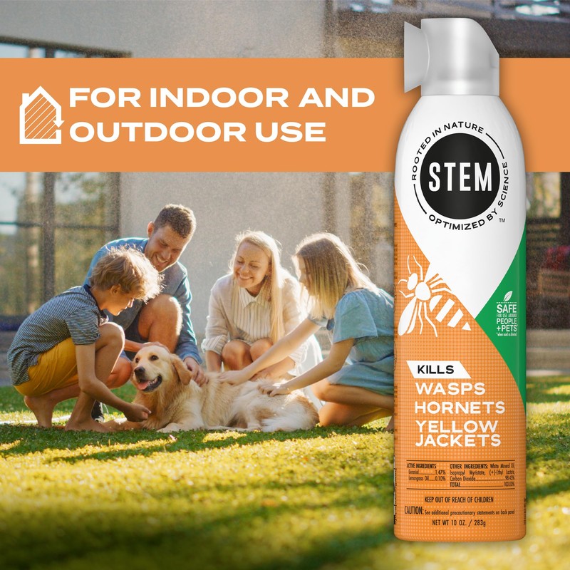 STEM Kills Wasps, Hornets And Yellow Jackets: Plant-Based Active Ingredient