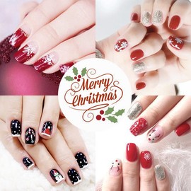 Christmas Gel Nail Patch Winter Limited Edition Nail Stickers / 크리스마스 젤네일패치 겨울 한정 네일 스티커