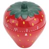 MAGICLULU 1Pc Strawberry Shaped Mechanical Timer Cute Decorative Kitchen Timer