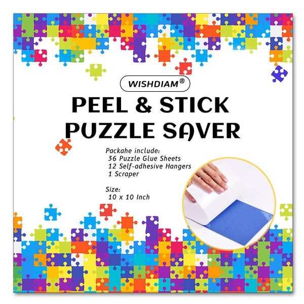 Puzzle Glue Sheets for 6 X 1000 Puzzles, 36 Puzzle