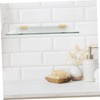 COHEALI 10pcs U Shaped Glass Shelf Brackets Durable Frameless Support