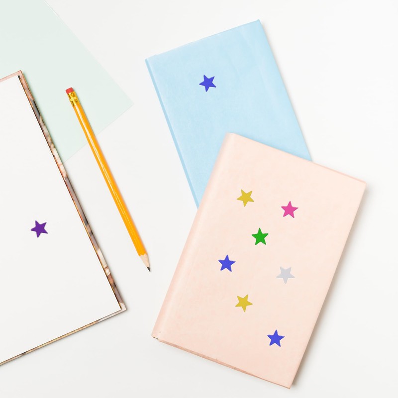 Hybsk 540 Counts Small Star Stickers for Reward 0.5 Inch