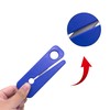 Angzhili 2 Packs Seat Belt Cutter,Emergency Lifesaving Tool (Blue)