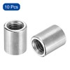 sourcing map Round Weld Nuts, M8 x 12mm x 15mm