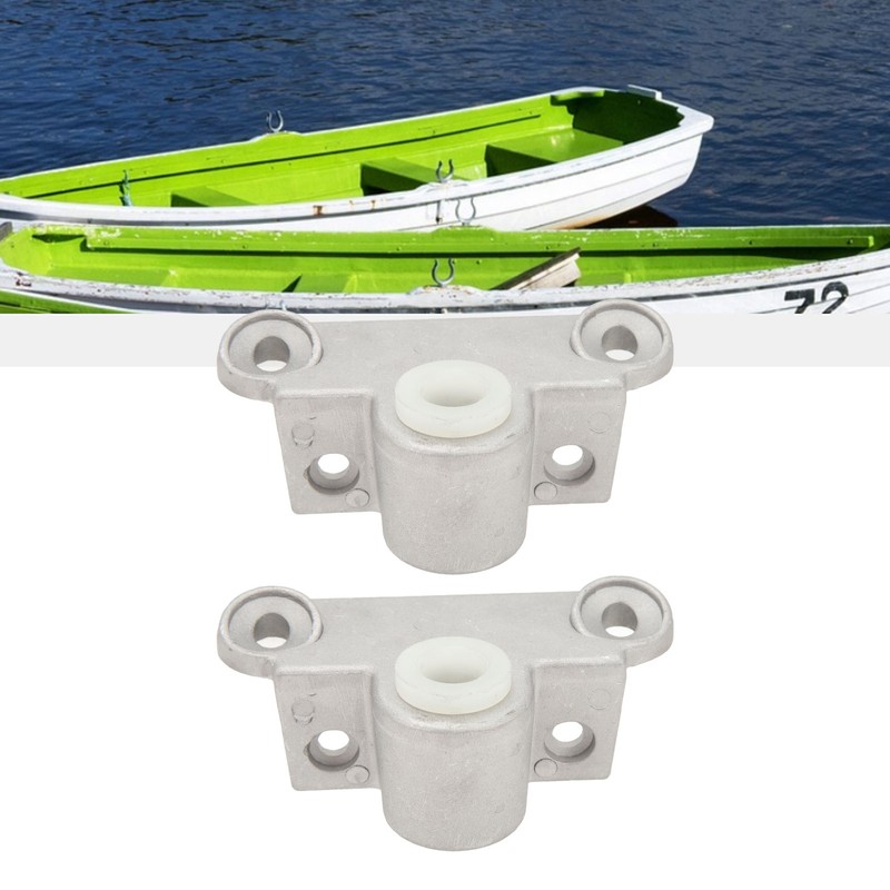 2pcs Boat Oar Rowlock 14mm Aluminum Shank Top Mount Rowlock