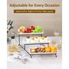 Yedio 3 Tier Serving Tray Set 14 Inch Porcelain Tiered