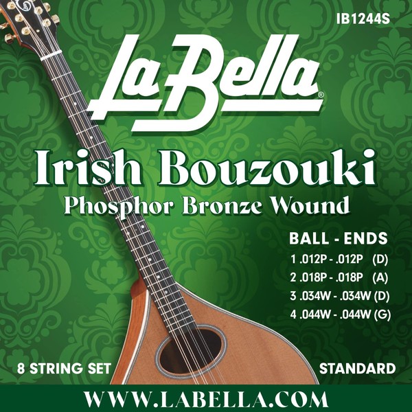 La Bella IB1244S Irish Bouzouki Std