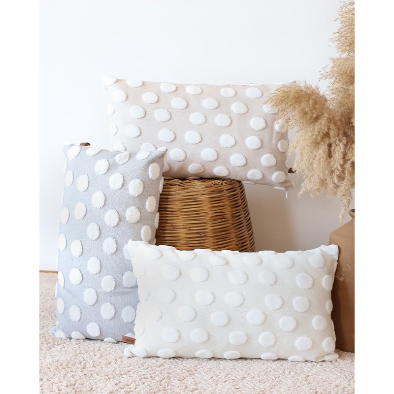 HAMUR HOME Set of 2 Cushion Covers, 30 x 50