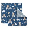 PurpleEssences Reusable Cloth Napkins | 12”x12”, 2-Ply, Thick, Absorbent, Durable