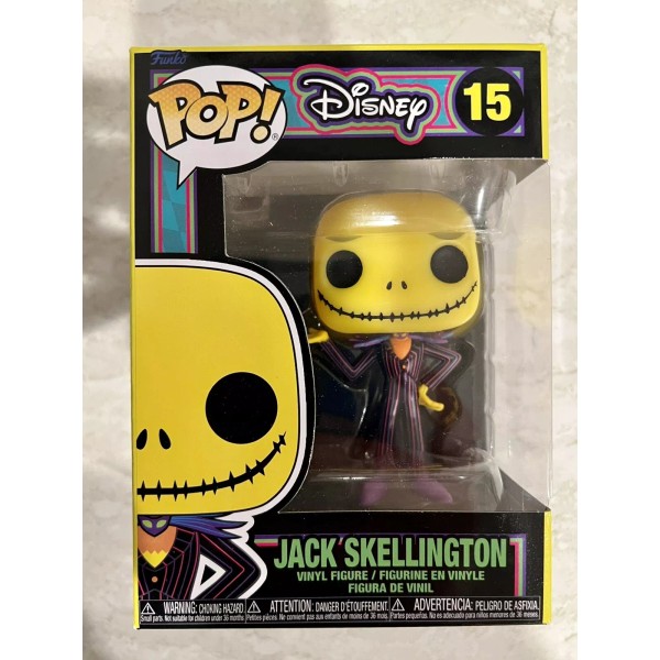 Funko POP! Nightmare Before Christmas Jack Skellington (Blacklight) #15 w/