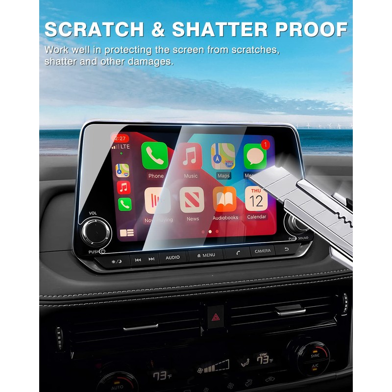Karltys 2 Pack Screen Protector [No Glare & Fingerprint] for