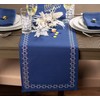 DII Hanukkah Collection Tabletop, Table Runner, 14x70, Star of David