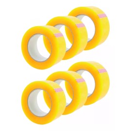 Importeek 24pz Cinta Adhesiva Transparente 100 Metros Empaque Embalaje