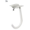 Alberts 800857 Bicycle Hook Curved Blue Galvanised Hook Depth 90