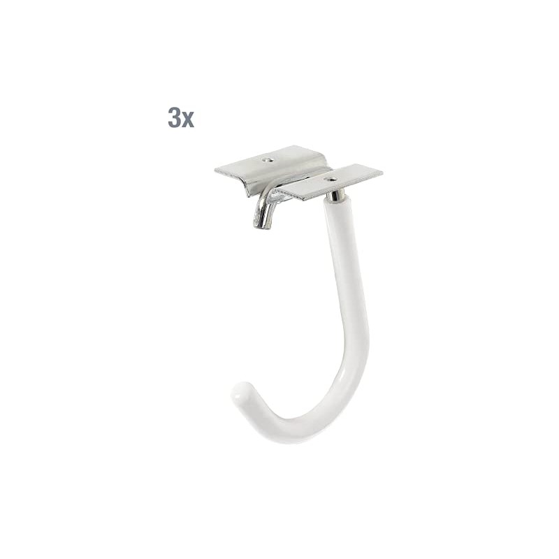 Alberts 800857 Bicycle Hook Curved Blue Galvanised Hook Depth 90