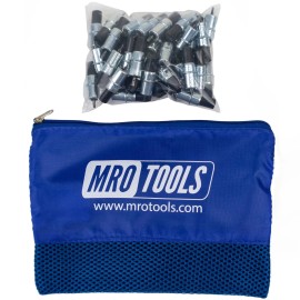 MRO Tools 50 3/32 Extra Short Cleco Sheet Metal Fasteners w/ Mesh Carry Bag (KK2S50-3/32)