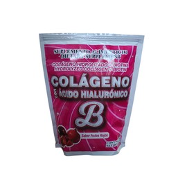 COLÁGENO CON ÁCIDO HIALURÓNICO "B" SABOR FRUTOS ROJOS